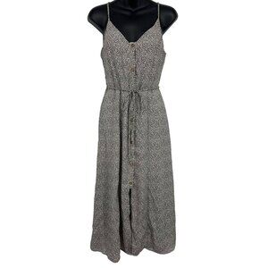 Sienna Sky Women Midi Shift Dress Size Small S Animal Cream New